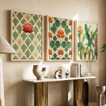 Traditional  Wall  Art Paintings for Living Room - Wall Poster With frames