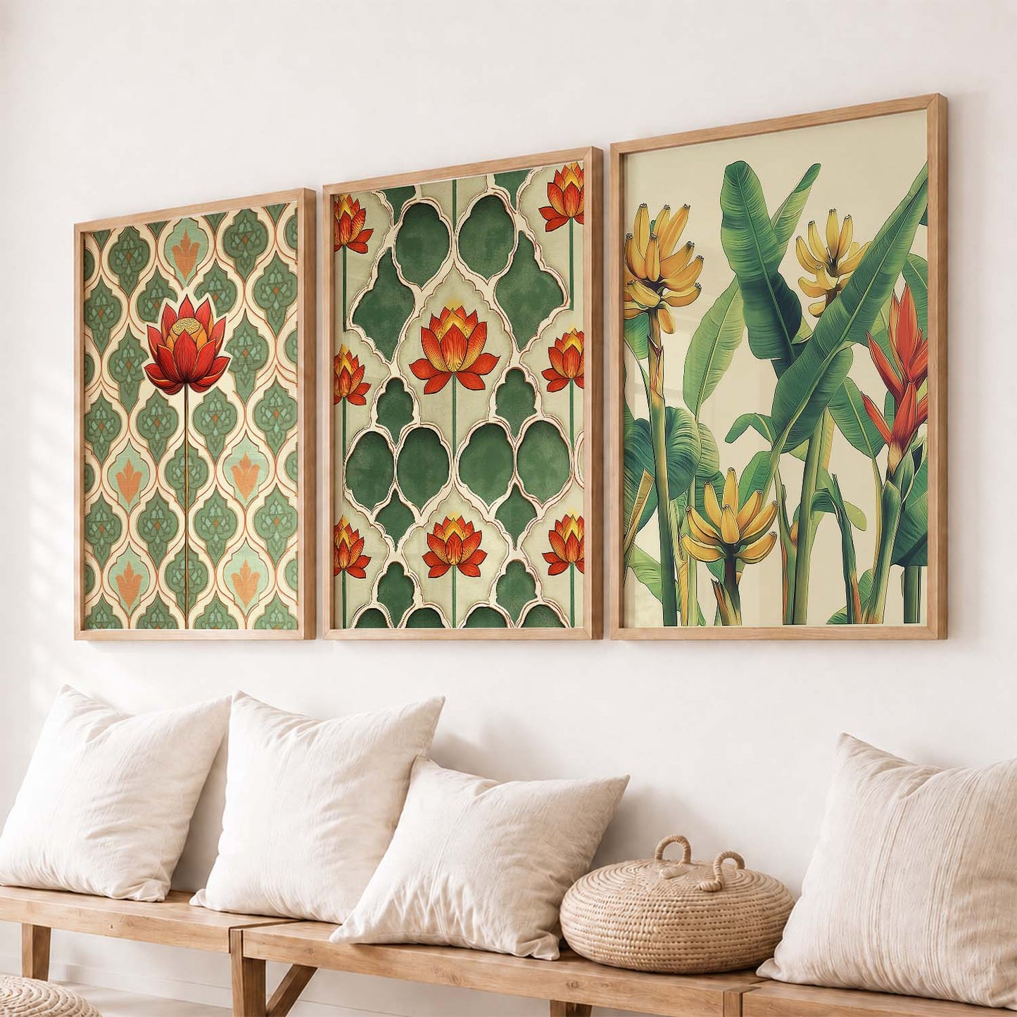 Traditional  Wall  Art Paintings for Living Room - Wall Poster With frames
