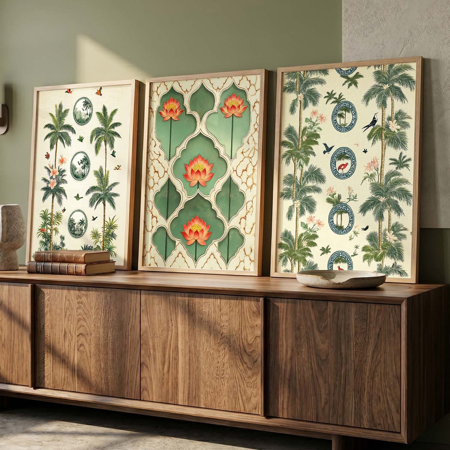 Traditional  Wall  Art Paintings for Living Room - Wall Poster With frames