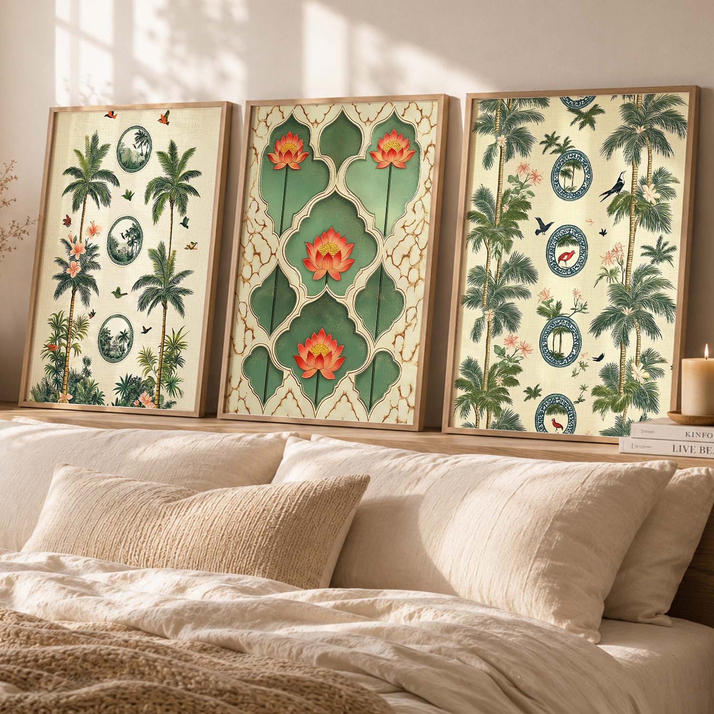 Traditional  Wall  Art Paintings for Living Room - Wall Poster With frames