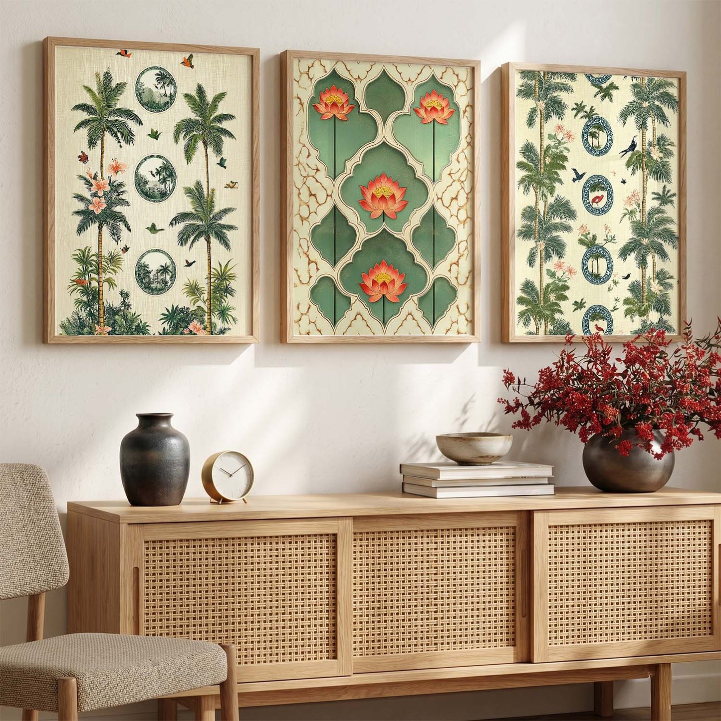 Traditional  Wall  Art Paintings for Living Room - Wall Poster With frames