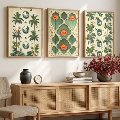 Traditional  Wall  Art Paintings for Living Room - Wall Poster With frames