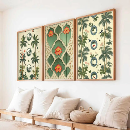Traditional  Wall  Art Paintings for Living Room - Wall Poster With frames