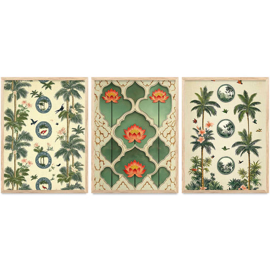 Traditional  Wall  Art Paintings for Living Room - Wall Poster With frames