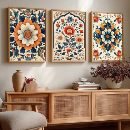 Traditional Wall  Art Paintings for Living Room - Wall Poster With frames