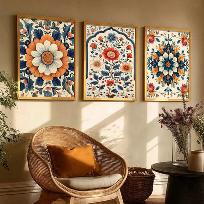 Traditional Wall  Art Paintings for Living Room - Wall Poster With frames
