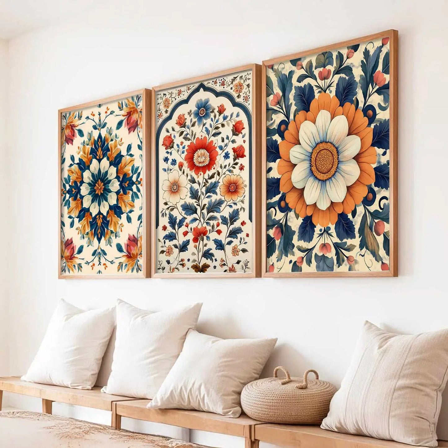 Traditional Wall  Art Paintings for Living Room - Wall Poster With frames