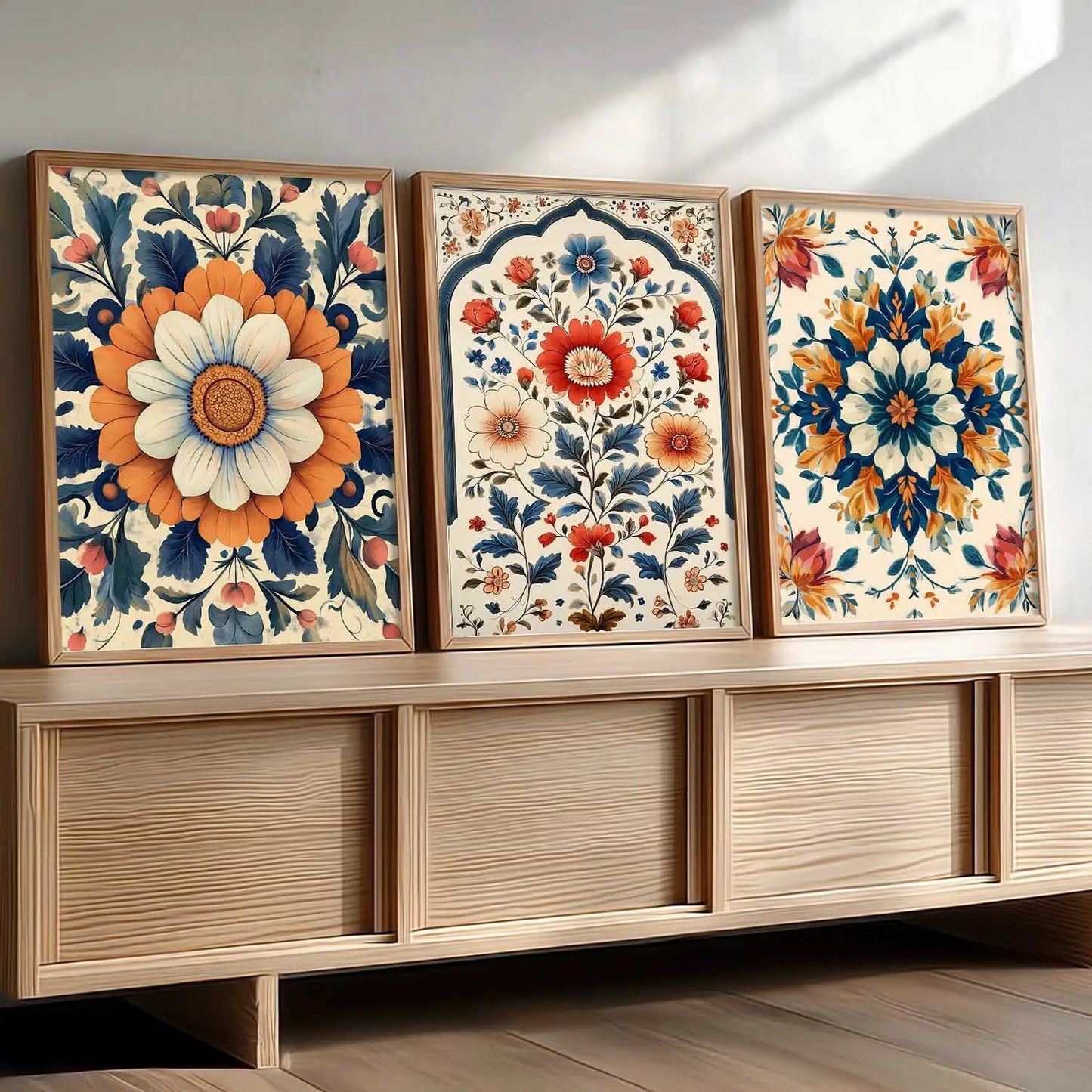 Traditional Wall  Art Paintings for Living Room - Wall Poster With frames