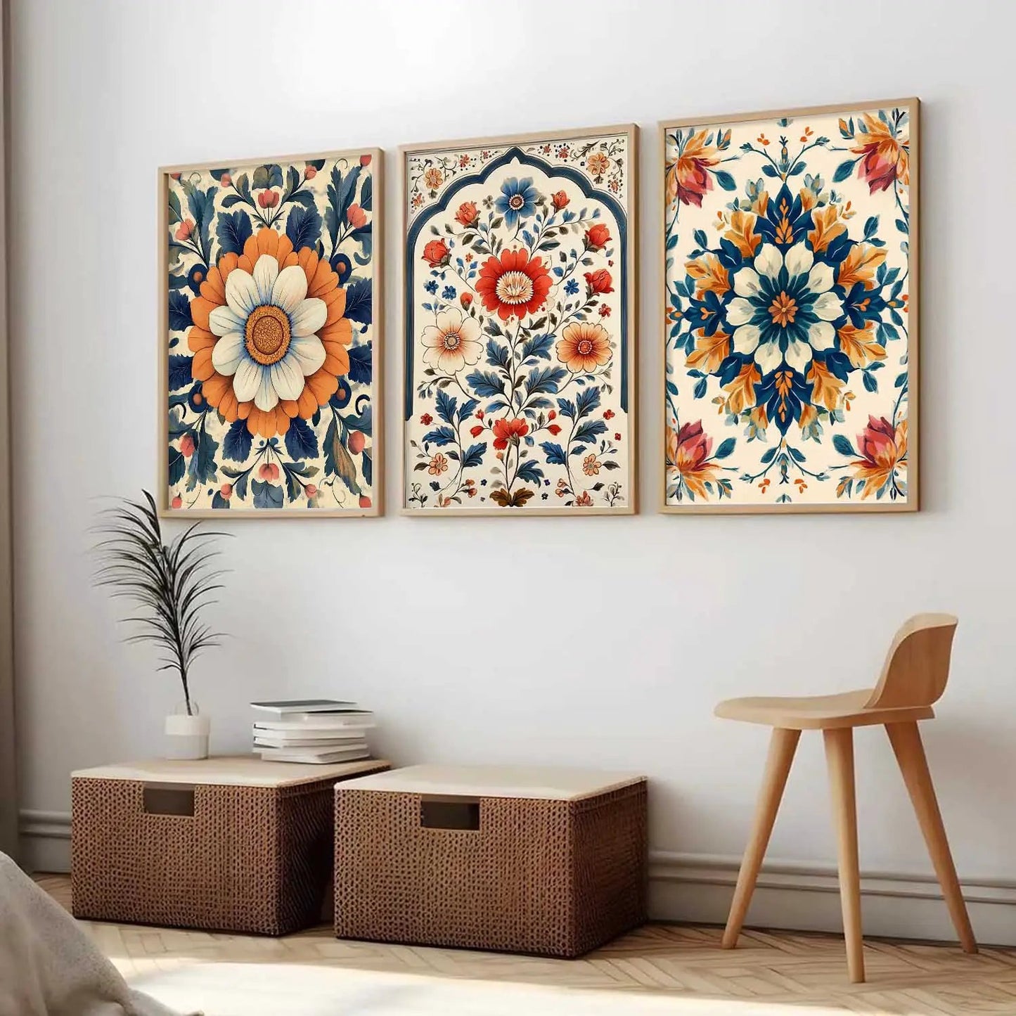 Traditional Wall  Art Paintings for Living Room - Wall Poster With frames