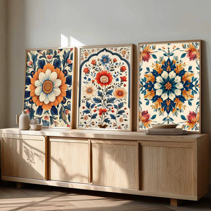 Traditional Wall  Art Paintings for Living Room - Wall Poster With frames