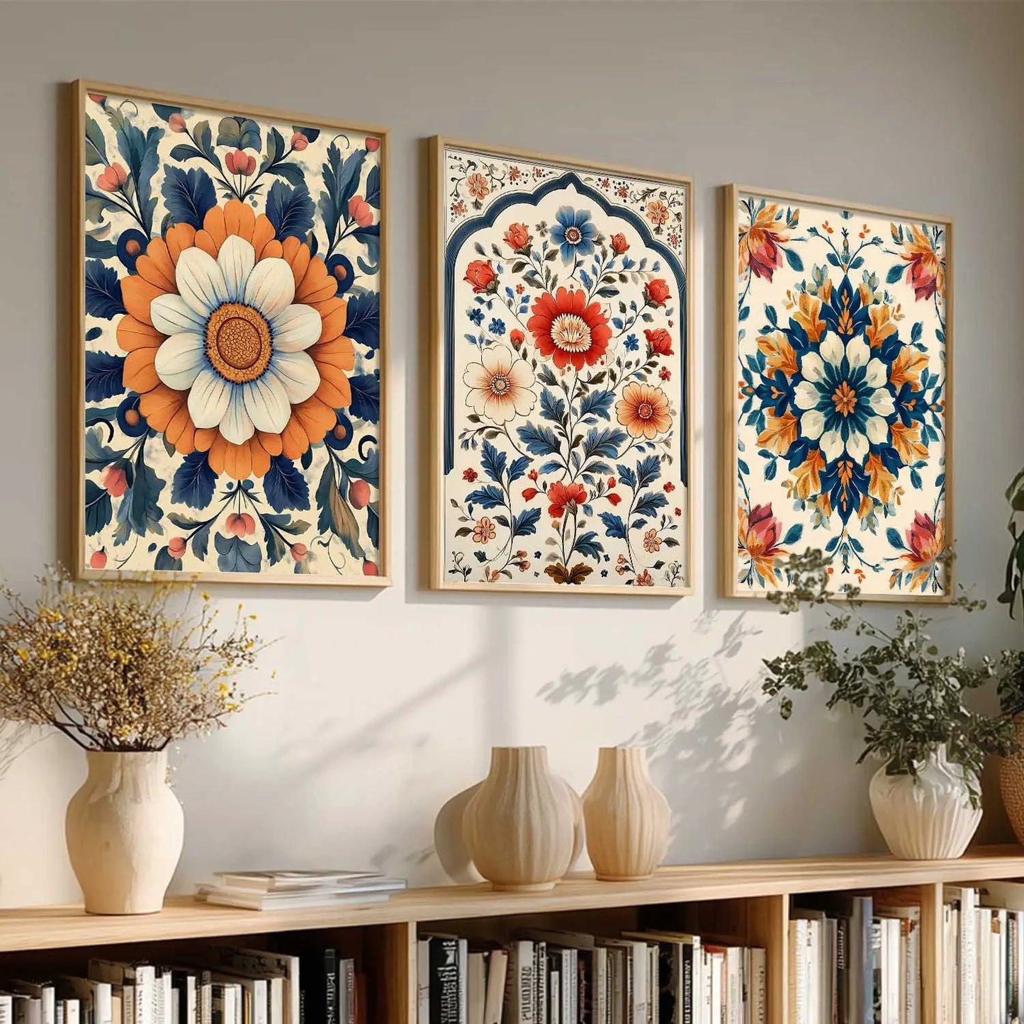 Traditional Wall  Art Paintings for Living Room - Wall Poster With frames