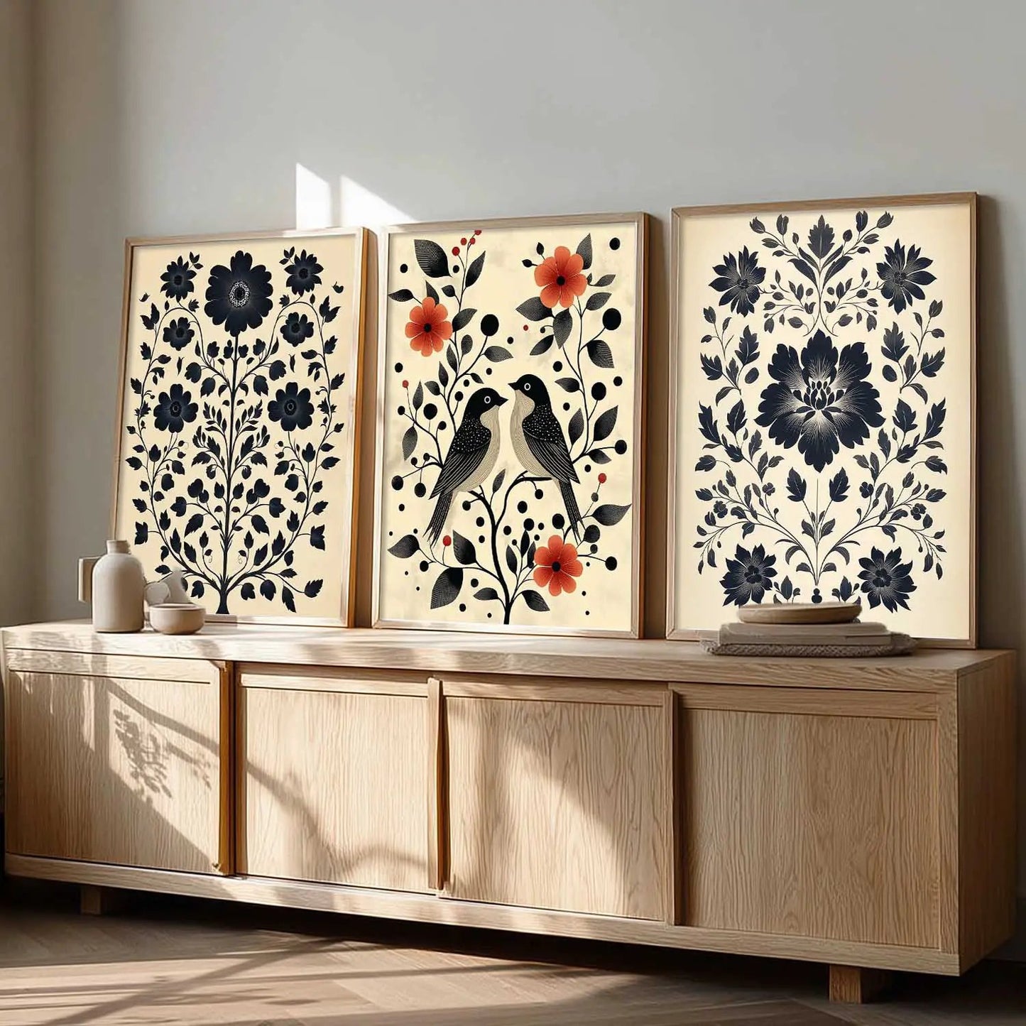 Traditional  Wall  Art  Paintings for Living Room - Wall Poster With frames