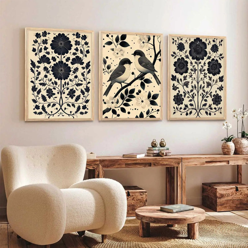 Traditional   Wall  Art Paintings for Living Room - Wall Poster With frames