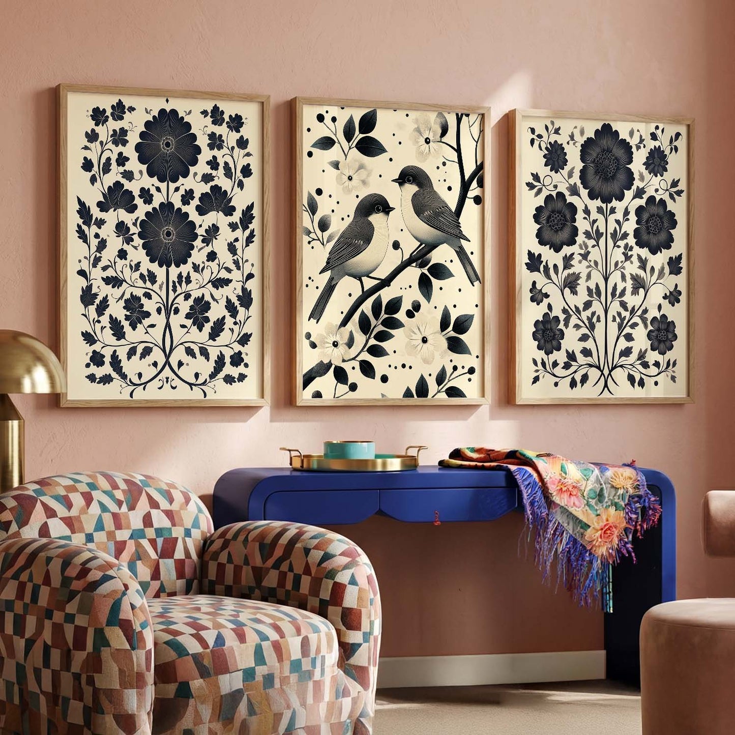 Traditional   Wall  Art Paintings for Living Room - Wall Poster With frames