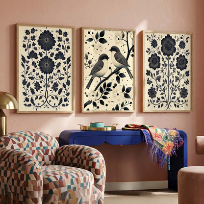 Traditional   Wall  Art Paintings for Living Room - Wall Poster With frames