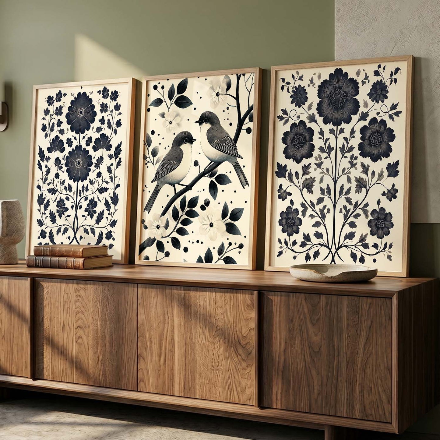 Traditional   Wall  Art Paintings for Living Room - Wall Poster With frames