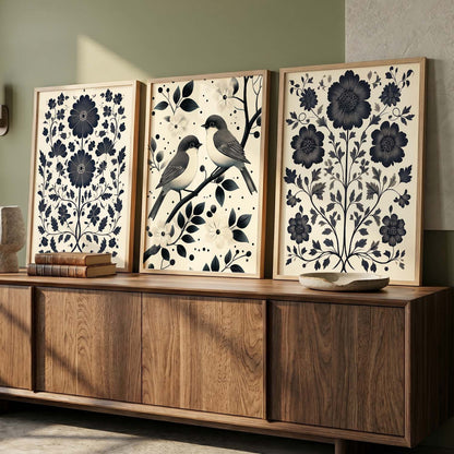 Traditional   Wall  Art Paintings for Living Room - Wall Poster With frames