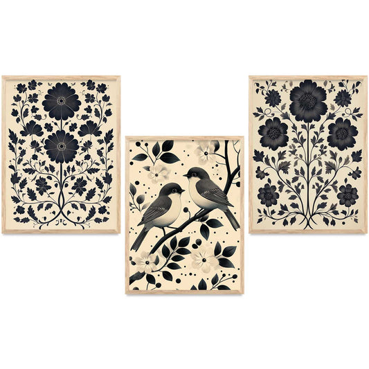 Traditional   Wall  Art Paintings for Living Room - Wall Poster With frames