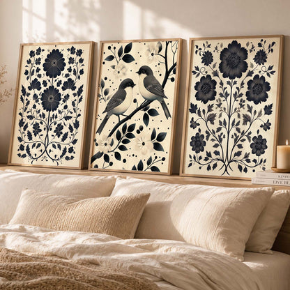 Traditional   Wall  Art Paintings for Living Room - Wall Poster With frames