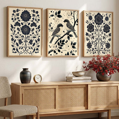 Traditional   Wall  Art Paintings for Living Room - Wall Poster With frames