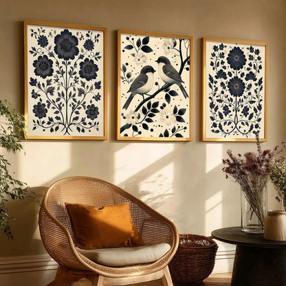 Traditional   Wall  Art Paintings for Living Room - Wall Poster With frames