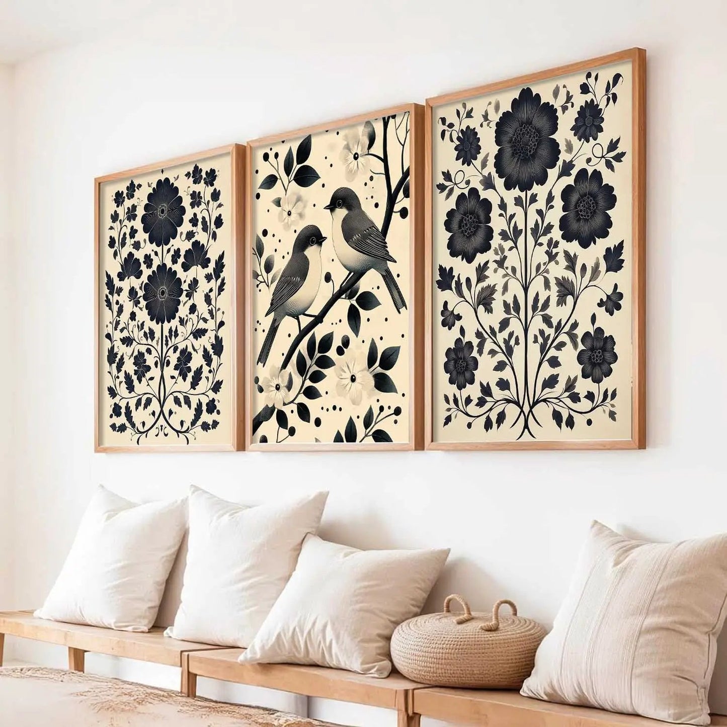 Traditional   Wall  Art Paintings for Living Room - Wall Poster With frames
