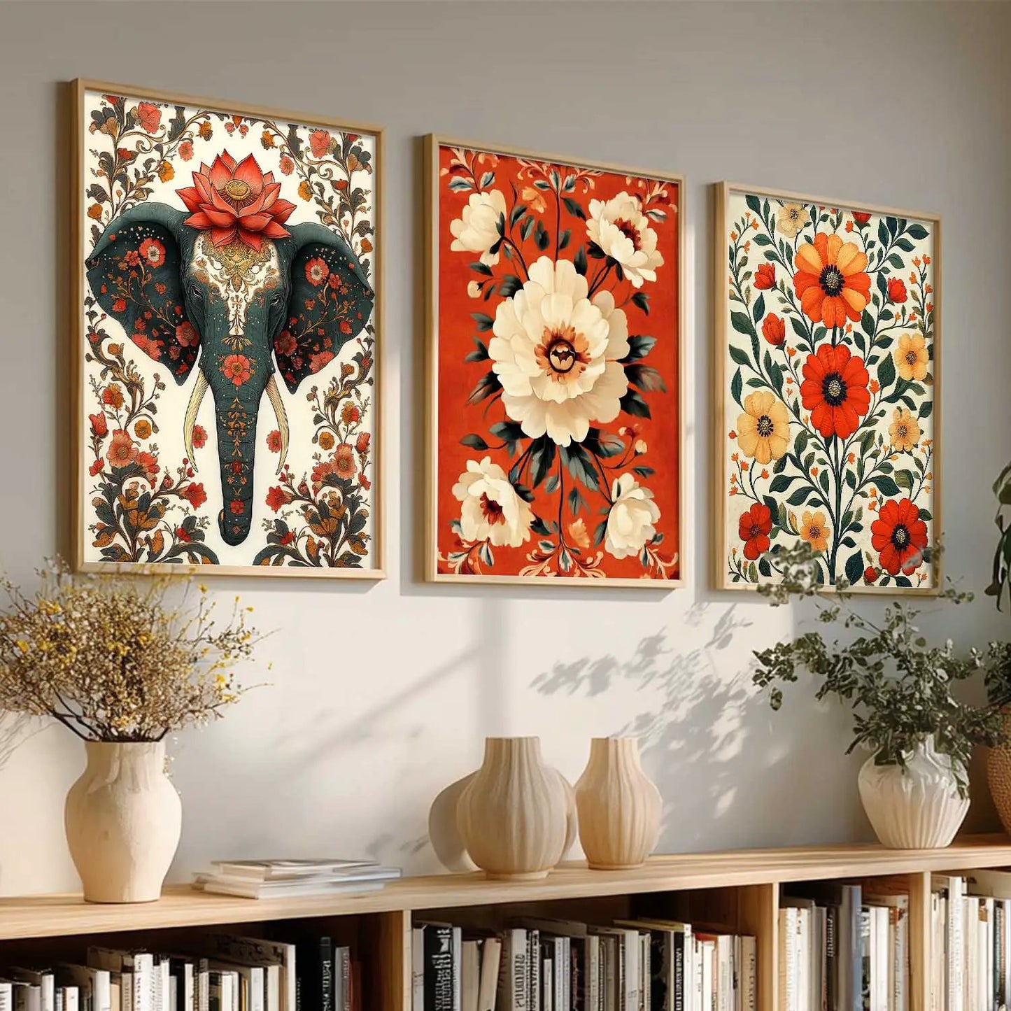 Traditional   Wall  Art  Paintings for Living Room - Wall Poster With frames