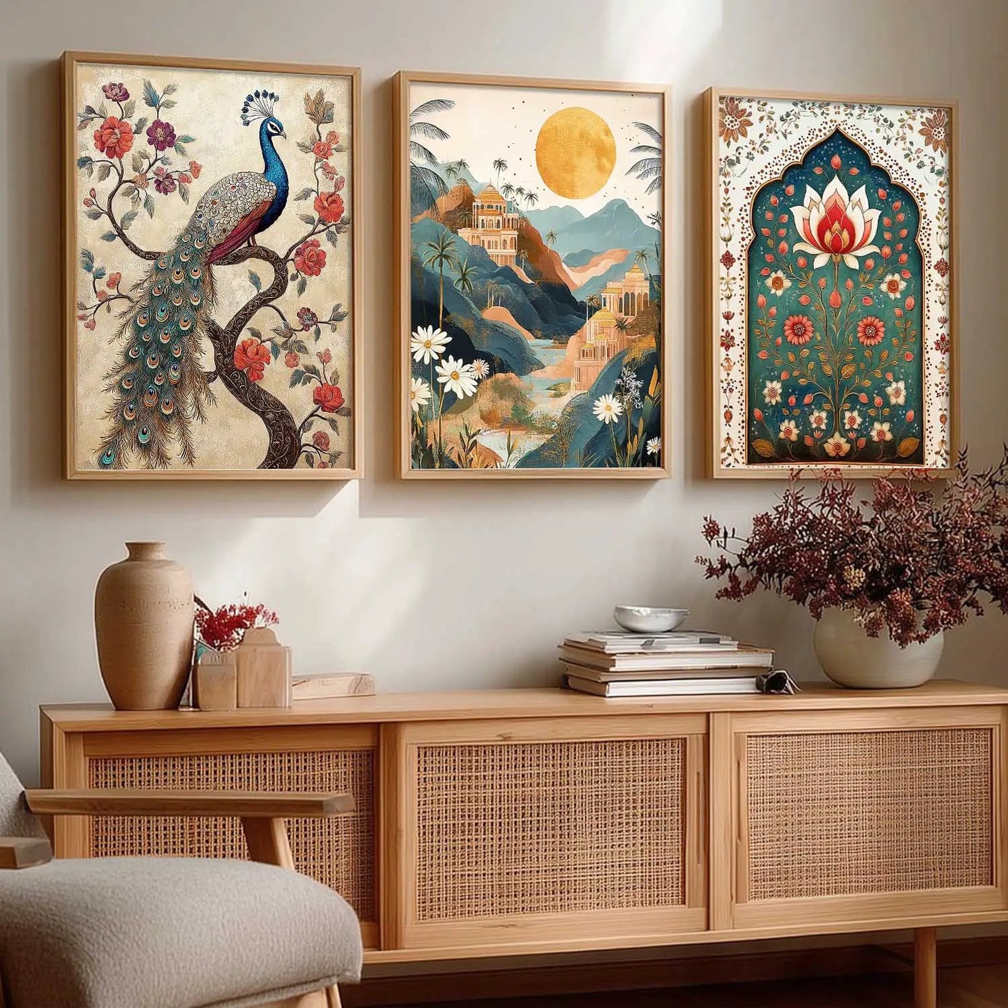 Traditional Wall  Art  Paintings for Living Room - Wall Poster With frames