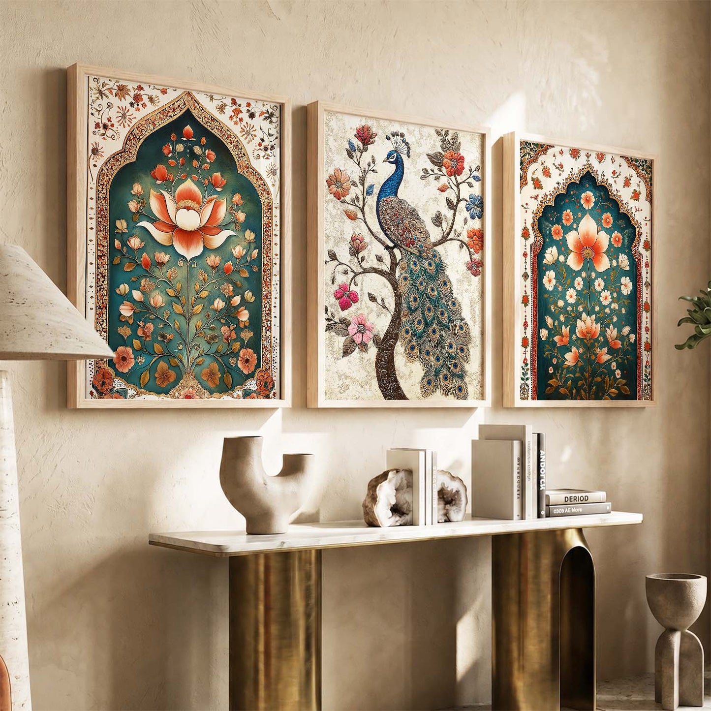 Madhubani   Wall  Art Paintings for Living Room - Wall Poster With frames