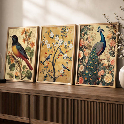 Madhubani  Wall  Art Paintings for Living Room - Wall Poster With frames