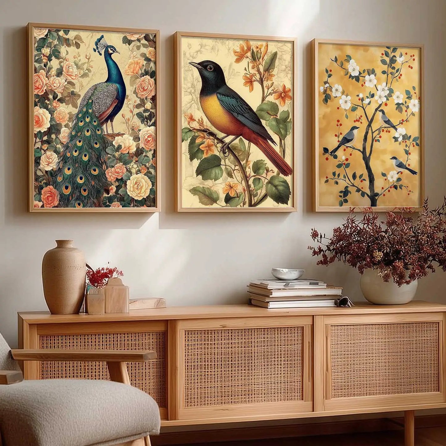 Madhubani  Wall  Art Paintings for Living Room - Wall Poster With frames