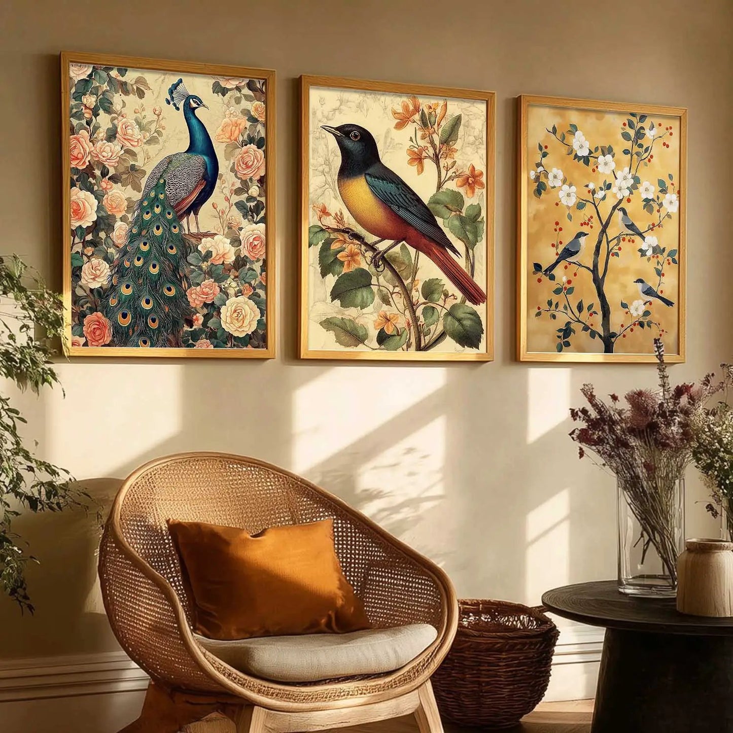 Madhubani  Wall  Art Paintings for Living Room - Wall Poster With frames