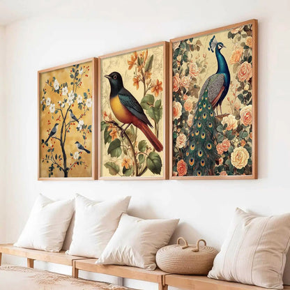 Madhubani  Wall  Art Paintings for Living Room - Wall Poster With frames