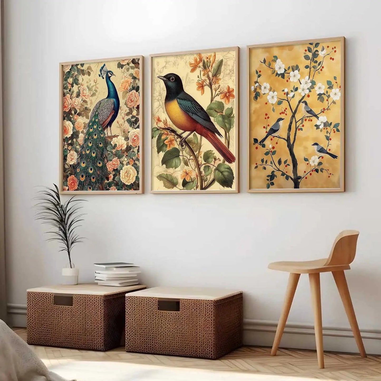 Madhubani  Wall  Art Paintings for Living Room - Wall Poster With frames