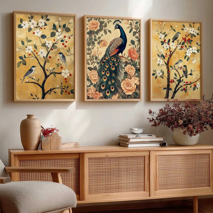 Traditional   Wall  Art  Paintings for Living Room - Wall Poster With frames