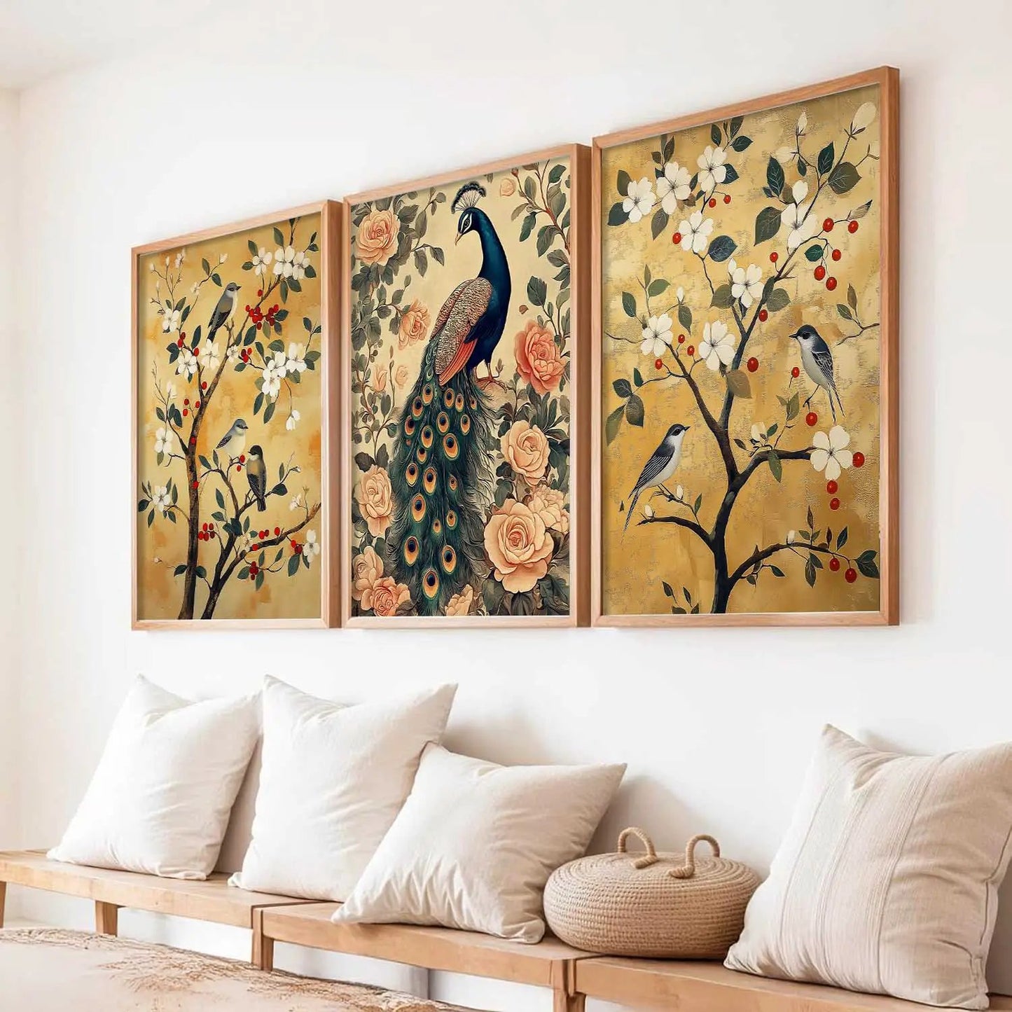 Traditional   Wall  Art  Paintings for Living Room - Wall Poster With frames