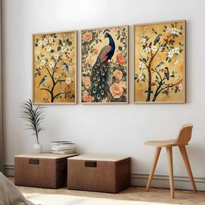Traditional   Wall  Art  Paintings for Living Room - Wall Poster With frames