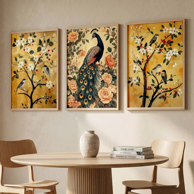 Traditional   Wall  Art  Paintings for Living Room - Wall Poster With frames