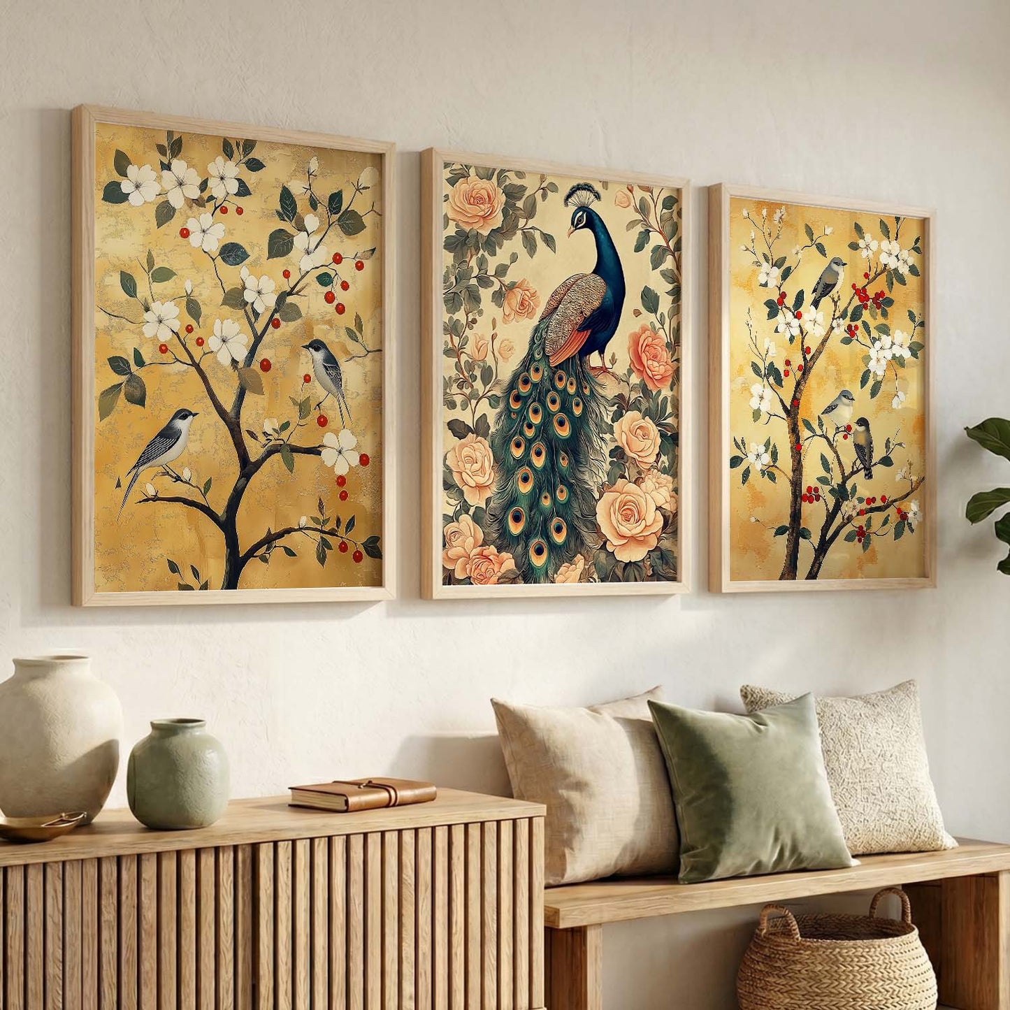 Traditional   Wall  Art  Paintings for Living Room - Wall Poster With frames