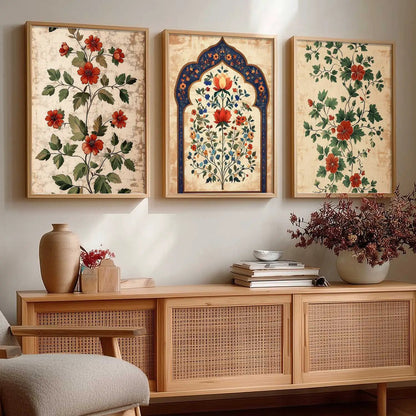 Traditional Wall  Art Paintings for Living Room - Wall Poster With frames