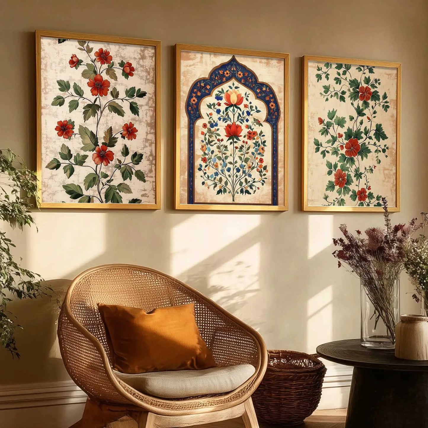 Traditional Wall  Art Paintings for Living Room - Wall Poster With frames
