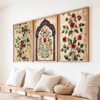 Traditional Wall  Art Paintings for Living Room - Wall Poster With frames