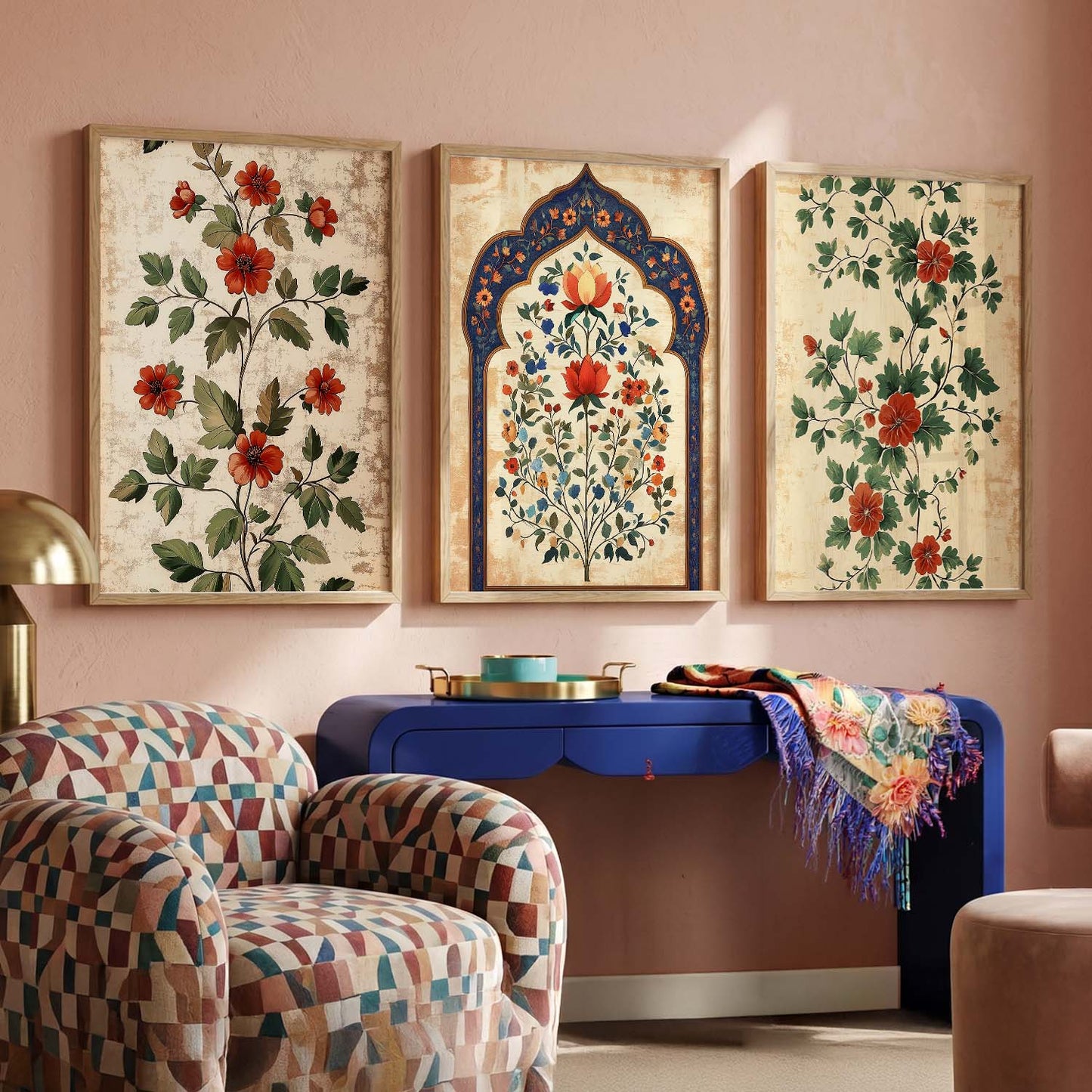 Traditional Wall  Art Paintings for Living Room - Wall Poster With frames
