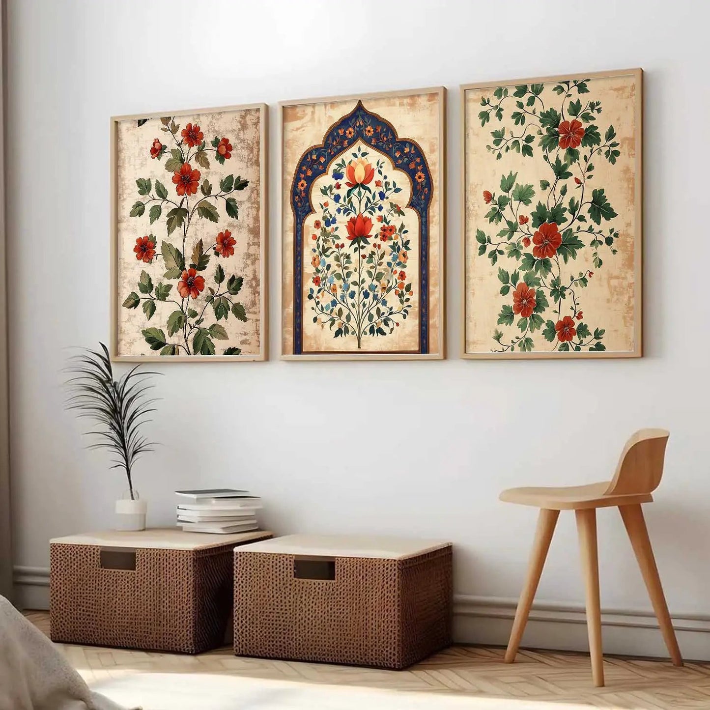Traditional Wall  Art Paintings for Living Room - Wall Poster With frames