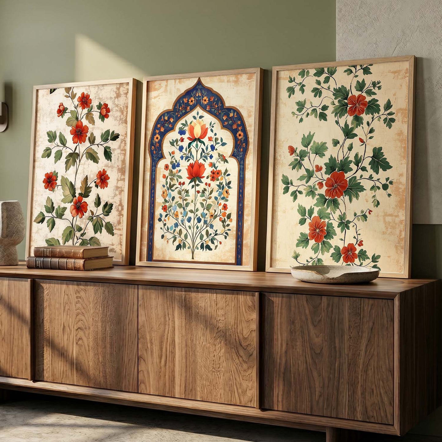 Traditional Wall  Art Paintings for Living Room - Wall Poster With frames