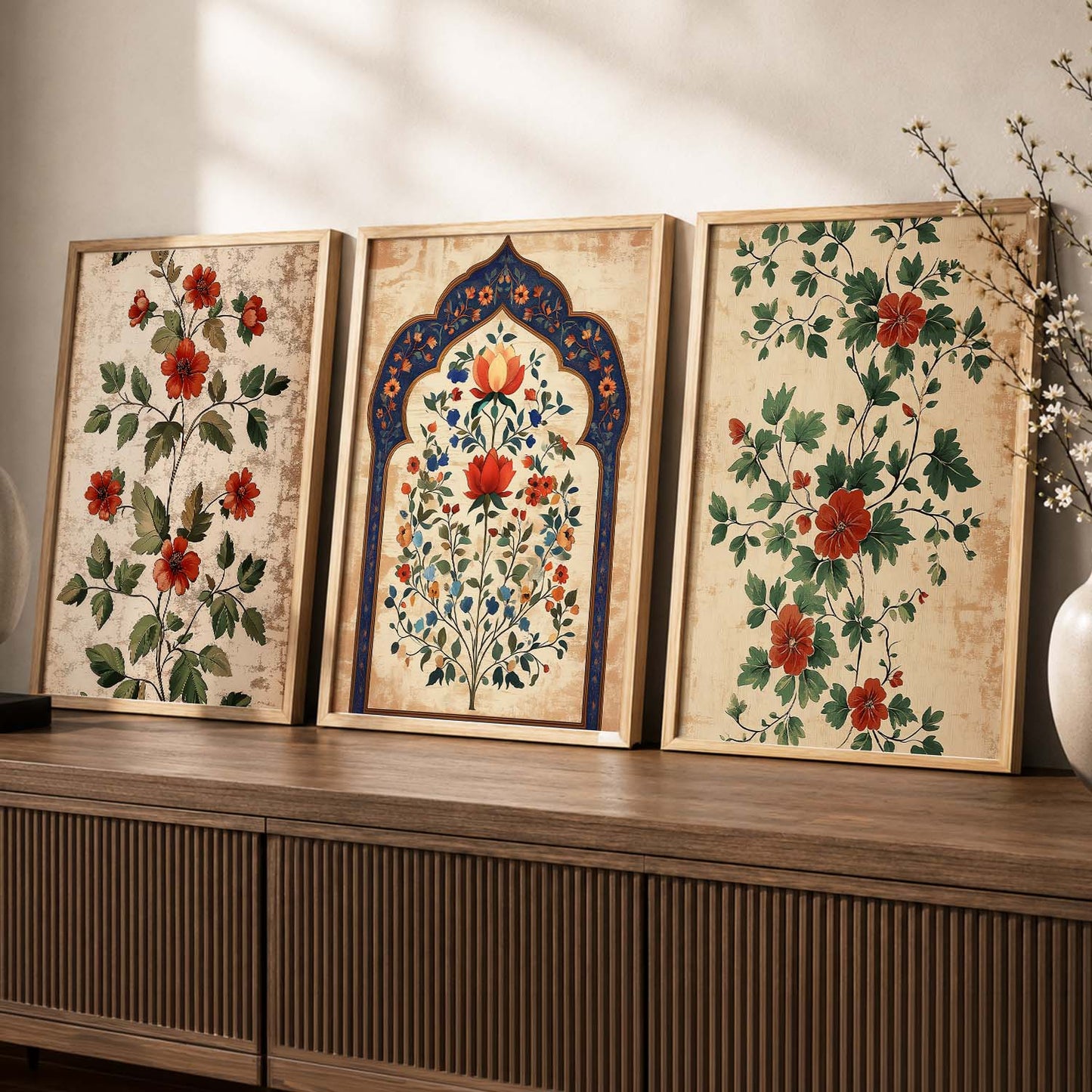 Traditional Wall  Art Paintings for Living Room - Wall Poster With frames
