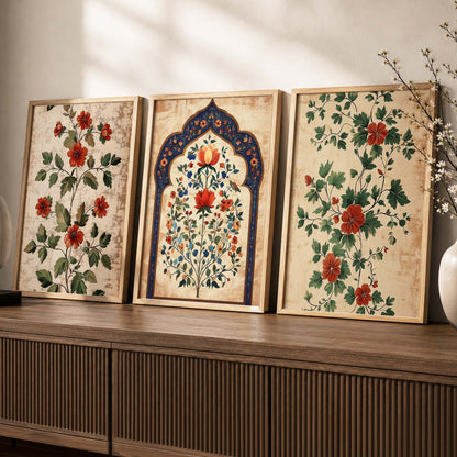 Traditional Wall  Art Paintings for Living Room - Wall Poster With frames