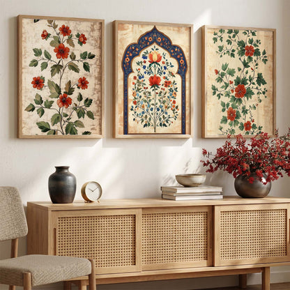 Traditional Wall  Art Paintings for Living Room - Wall Poster With frames