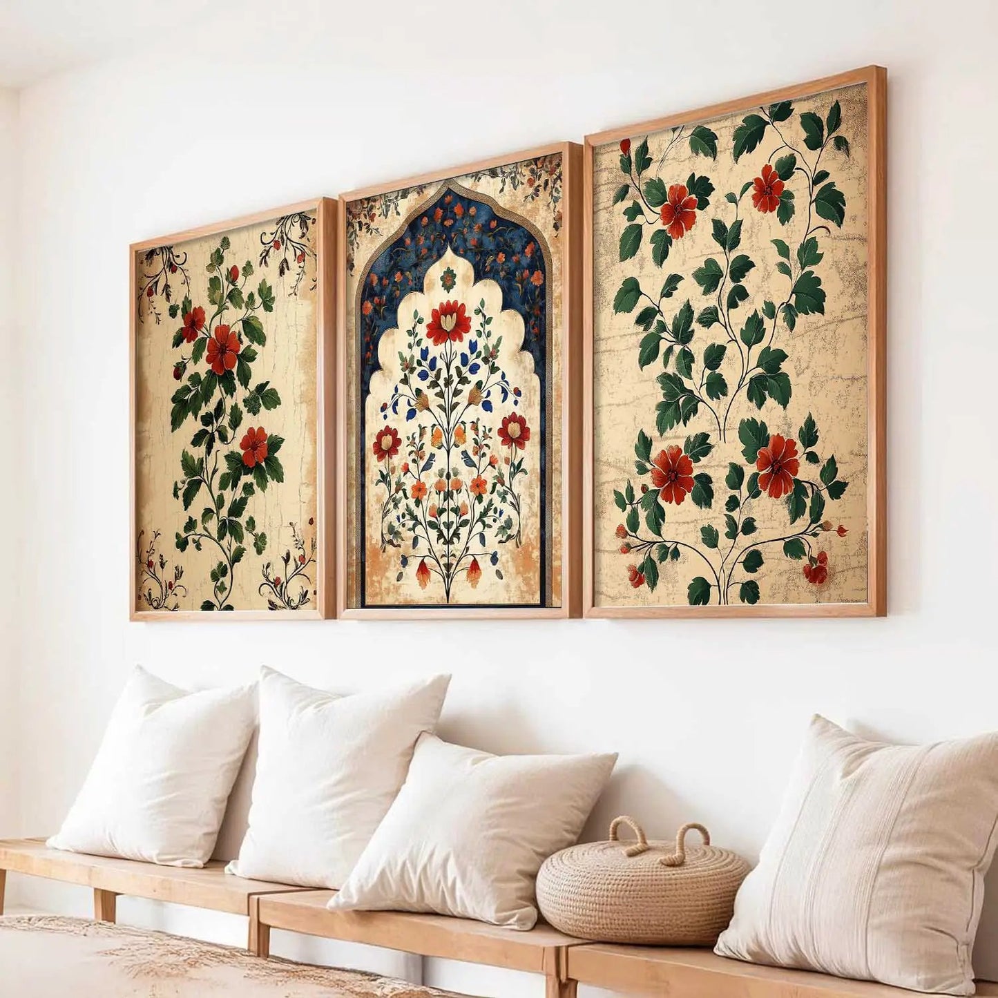 Floral Wall  Art  Paintings for Living Room - Wall Poster With frames