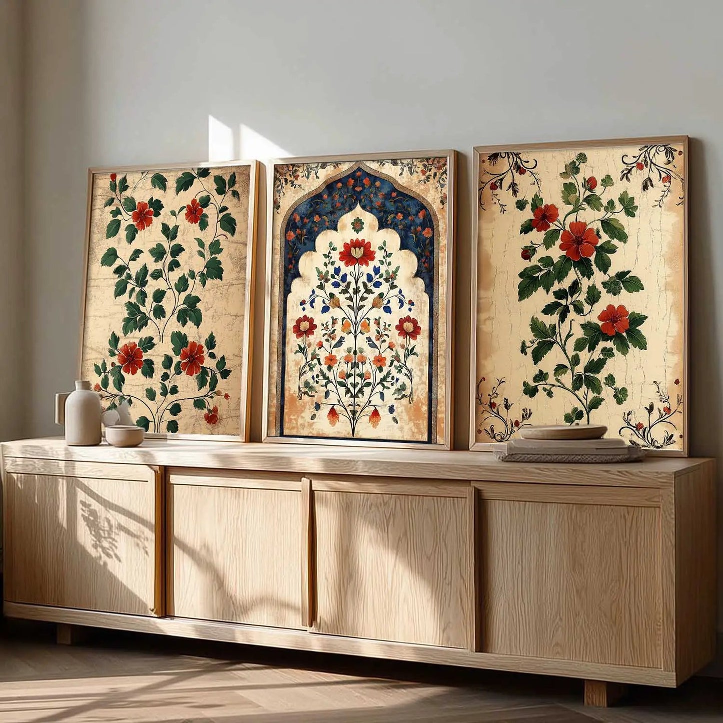 Floral Wall  Art  Paintings for Living Room - Wall Poster With frames